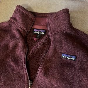 Patagonia “Better Sweater” Quarter Zip Size M